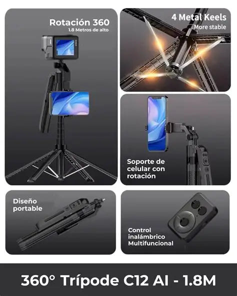 Tripode con IA Seguimiento Automatico