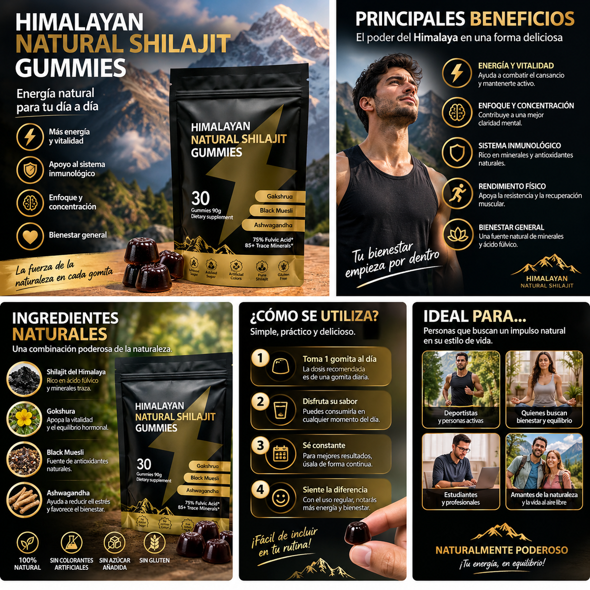 SHILAJIT HIMALAYA 30 GUMMIES