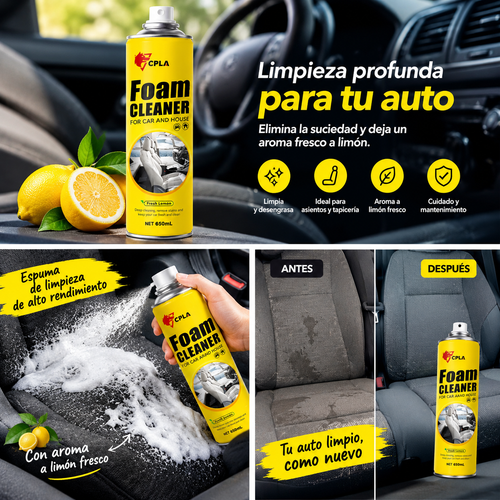 Limpiador De Espuma Interior Coche