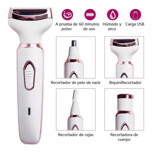 Maquina Depiladora 4 En 1 (portatil)