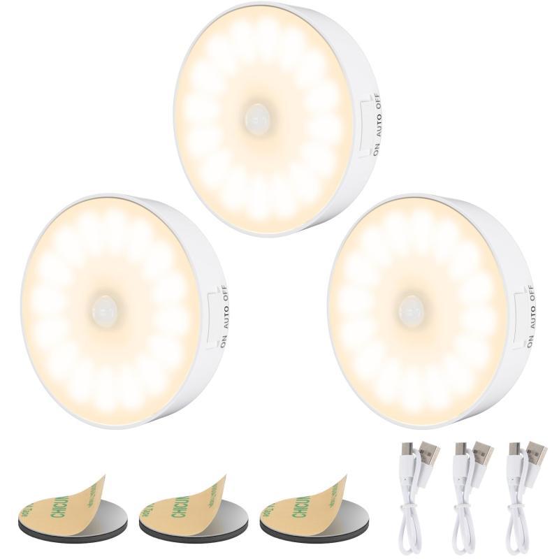 Pack 3 Lámpara LED Recargable Sensor